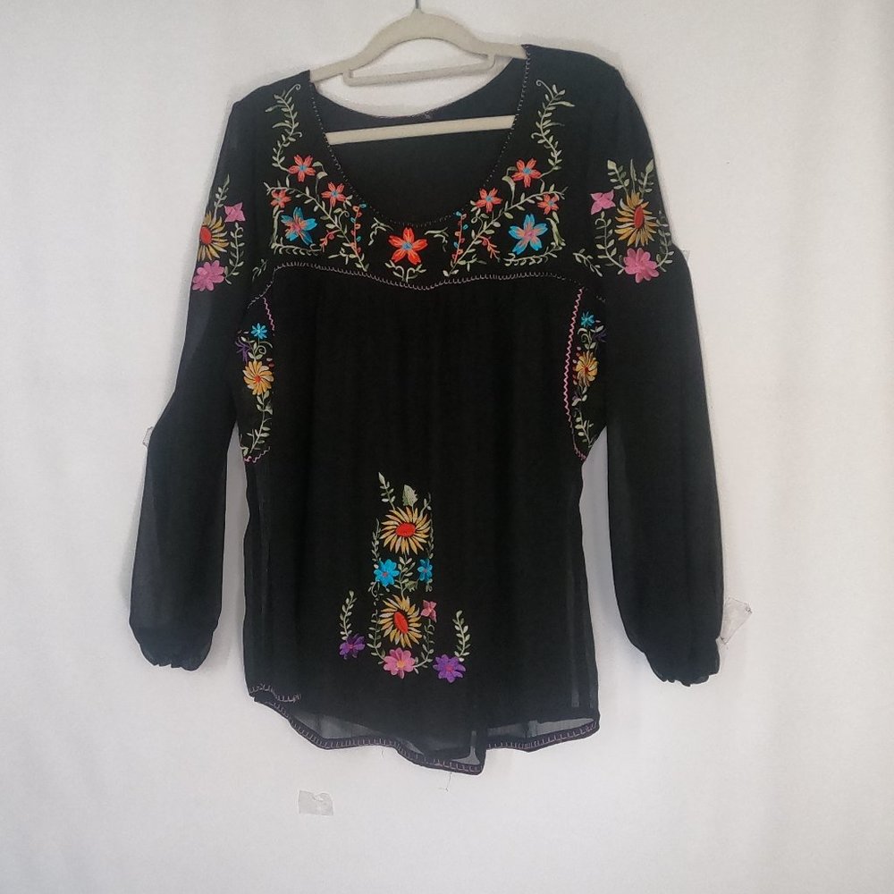 Summer blouse for women, short sleeve